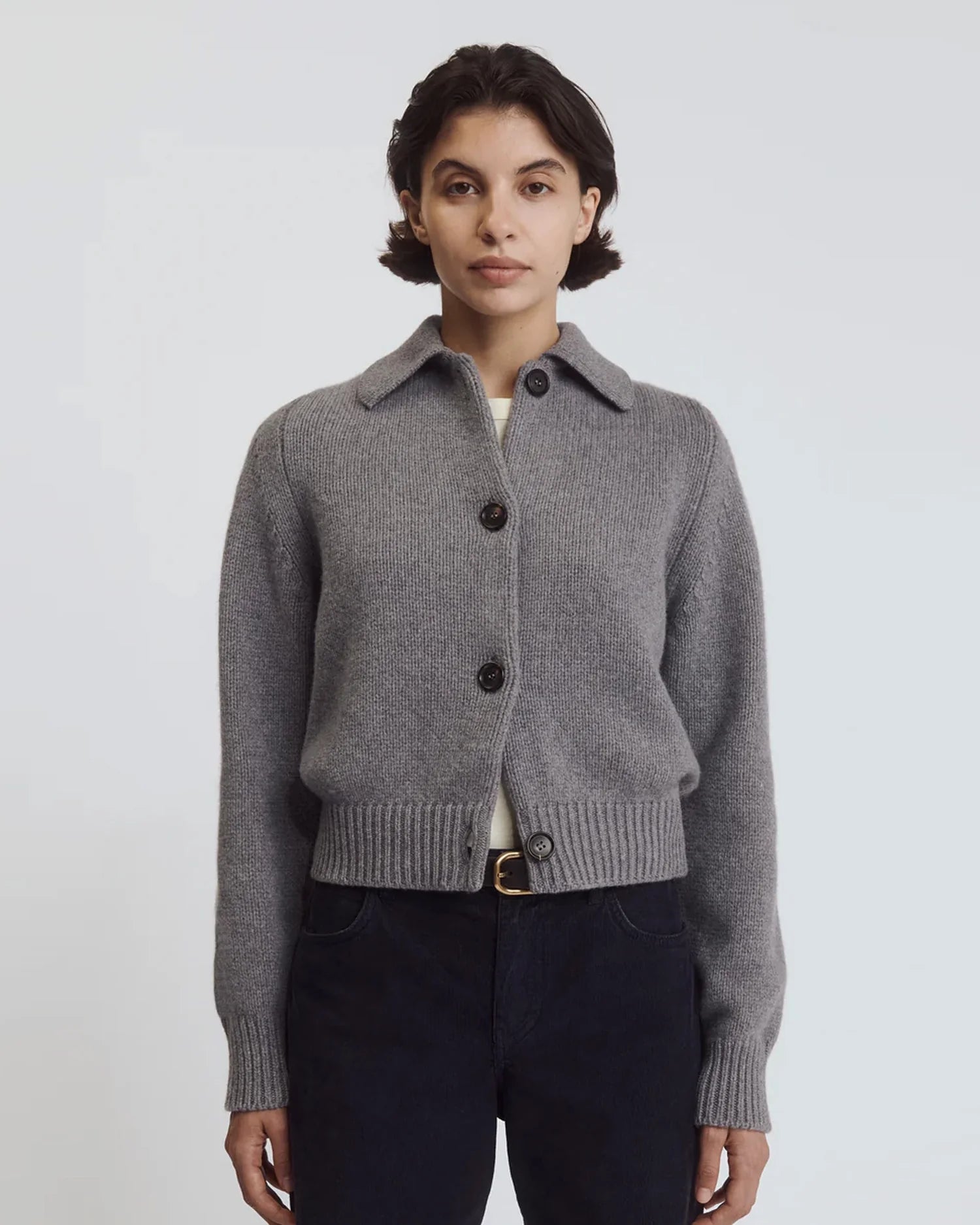 &Daughter Winny Collared Jacket in Grey