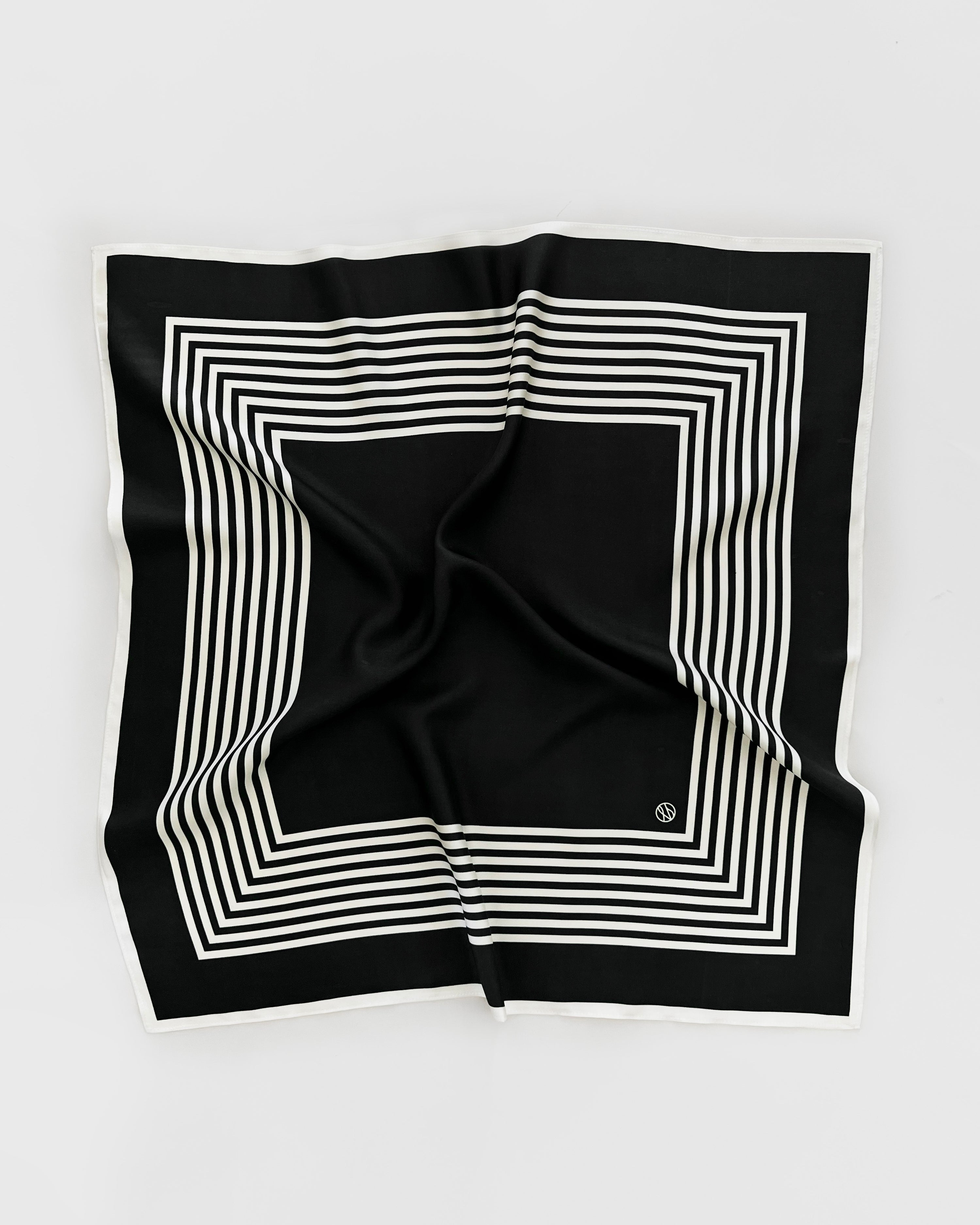 Le Scarf No.2 Black & Cream Le Scarf
