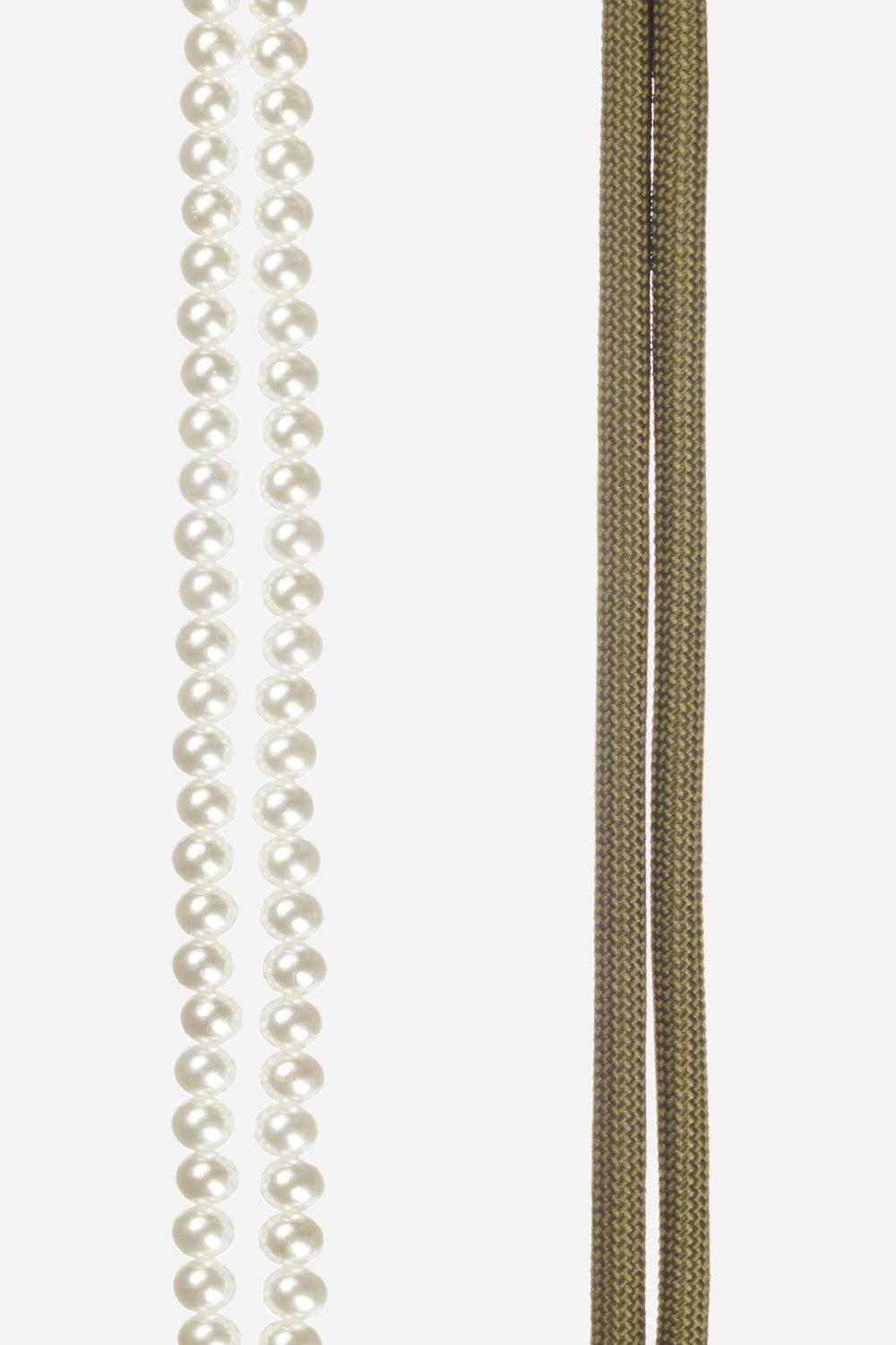 La Coque Francaise Gigi Khaki White Pearls La Coque Francaise