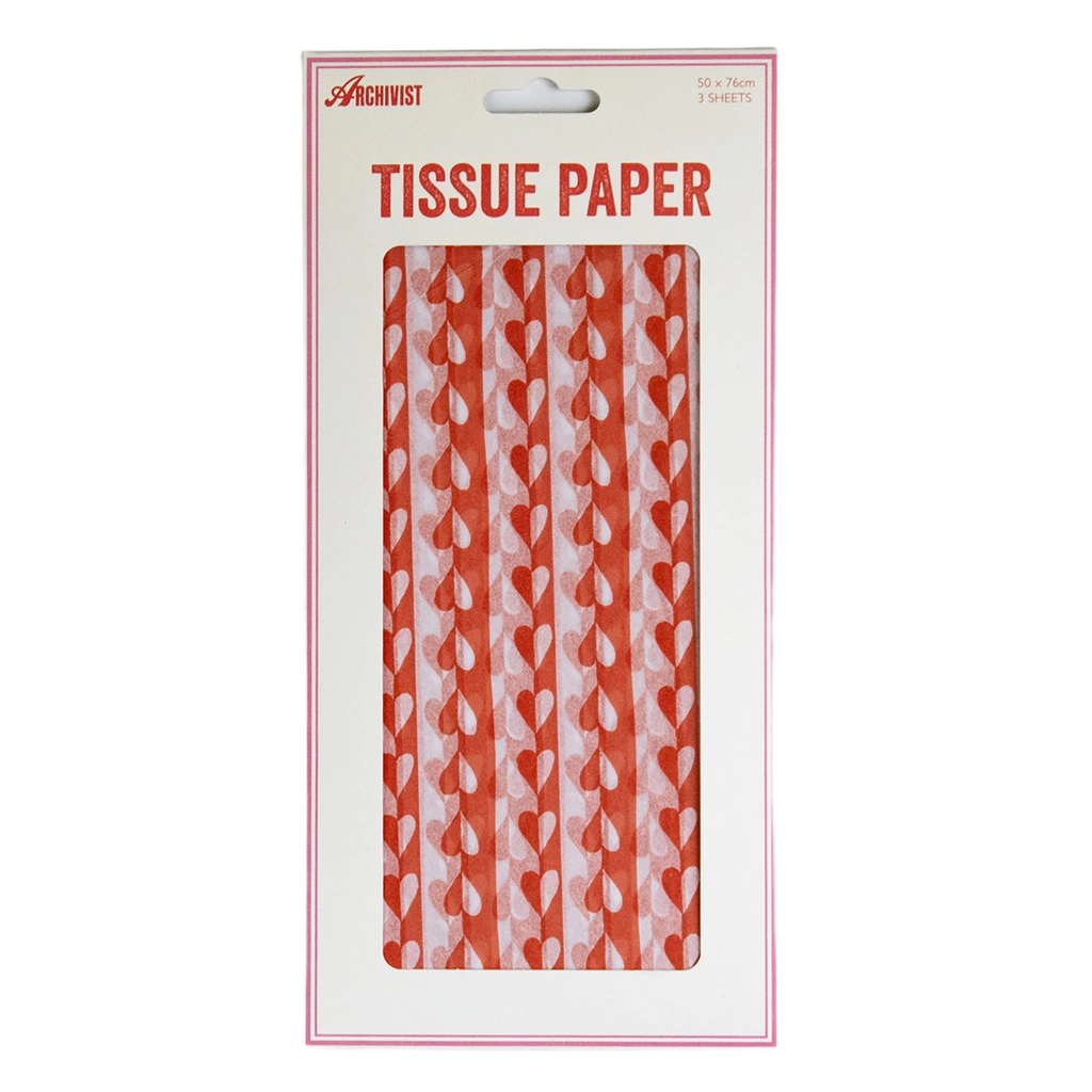 Archivist Sweetheart Stripe Tissue Paper