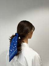 Le Scarf Paisley Scarf 2 Klein Blue Le Scarf