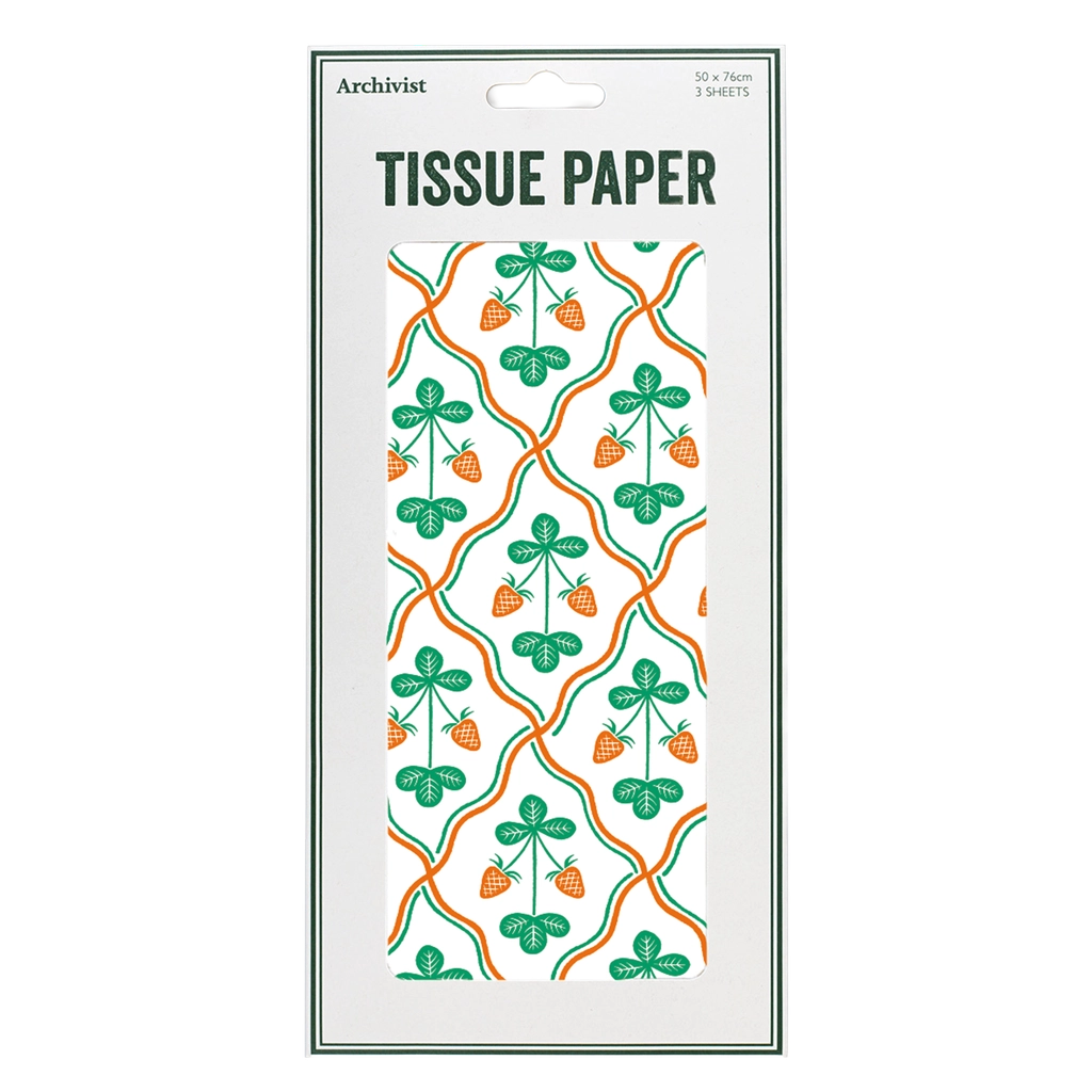 Archivist Strawberry Tissue Paper