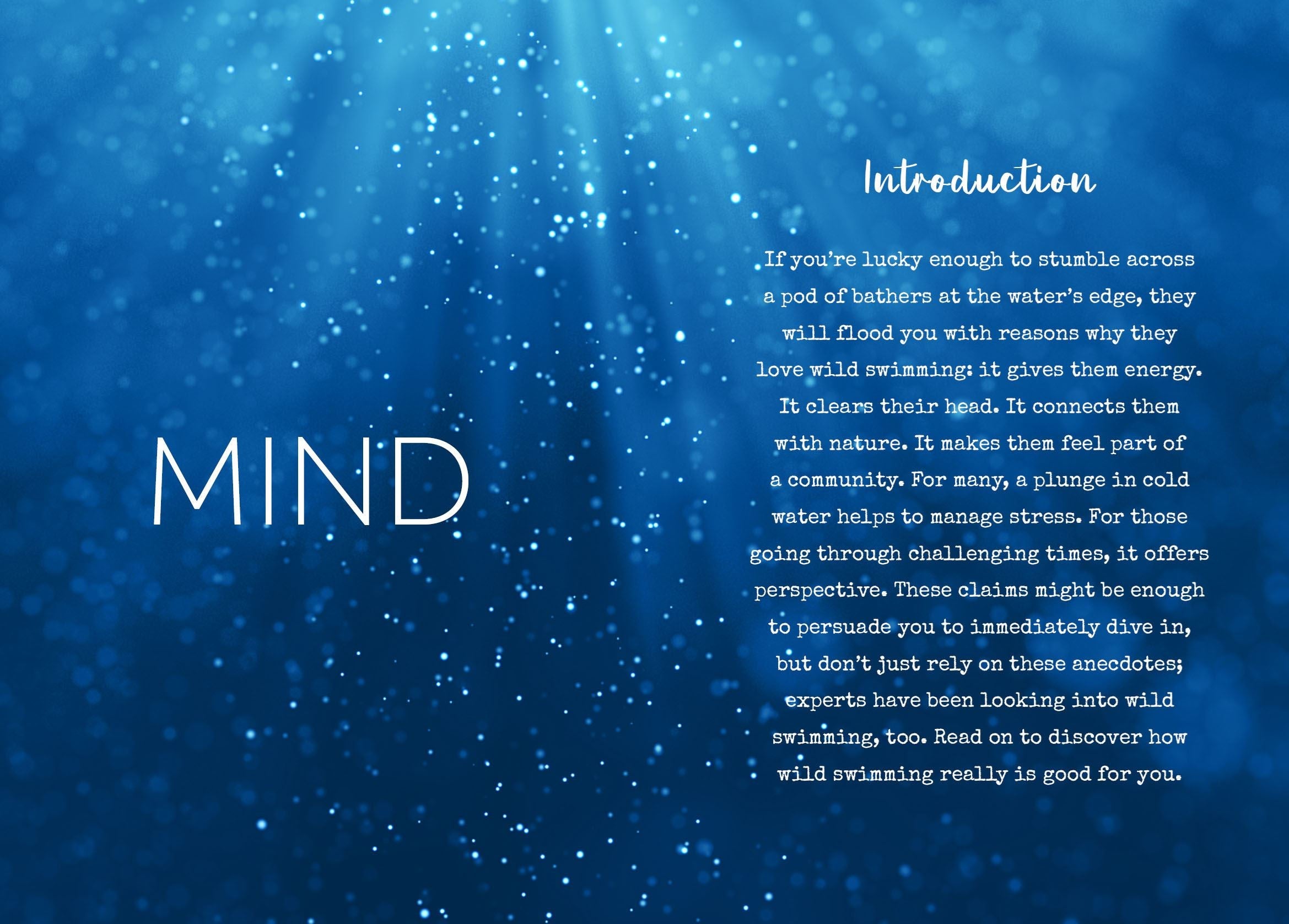 Little Book For Wild Swimmers Bookspeed