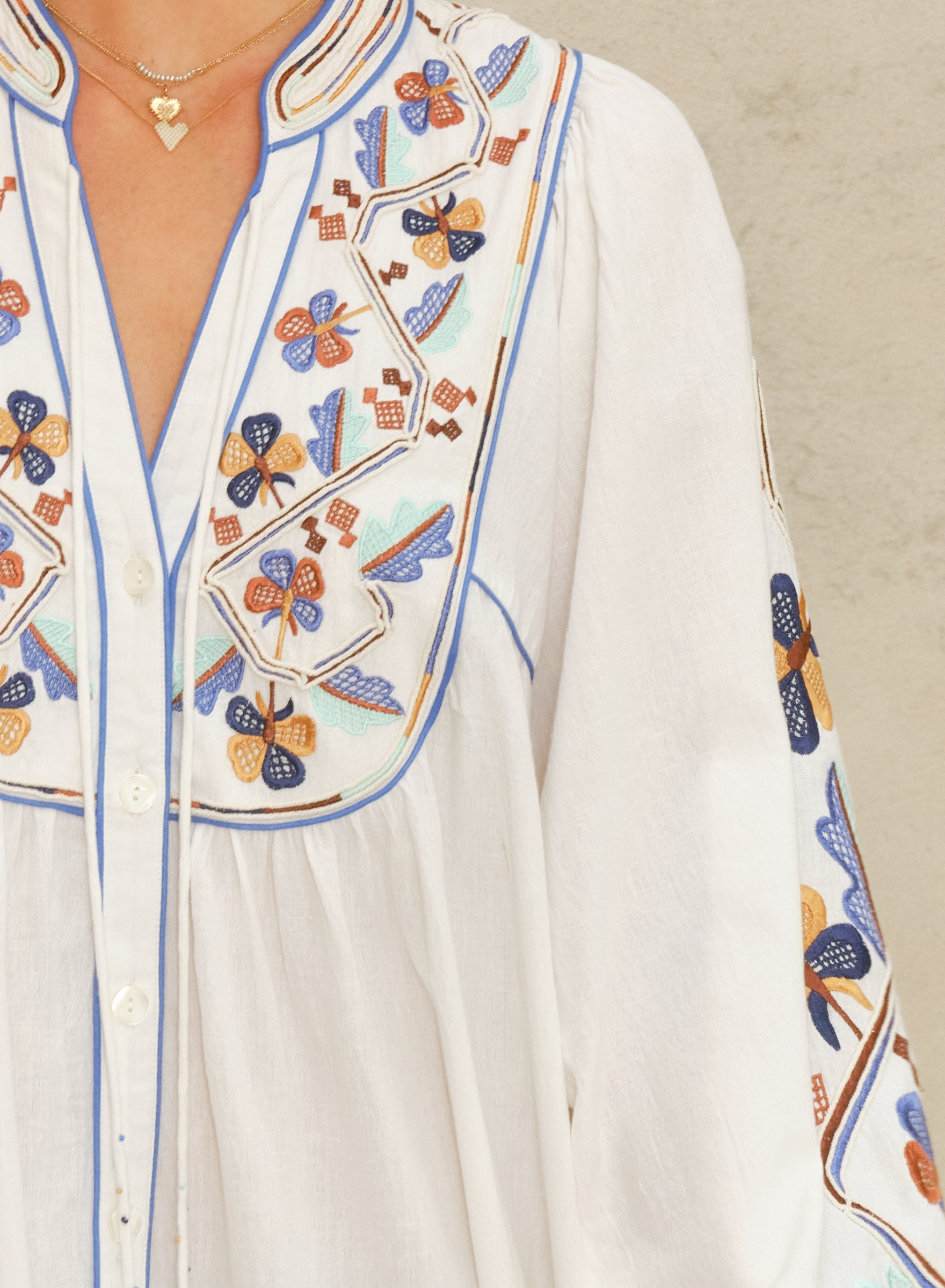 Mabe Arielle Embellished Tunic M.A.B.E