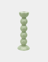 Addison Ross Bobbin Tall Candlestick Sage Green