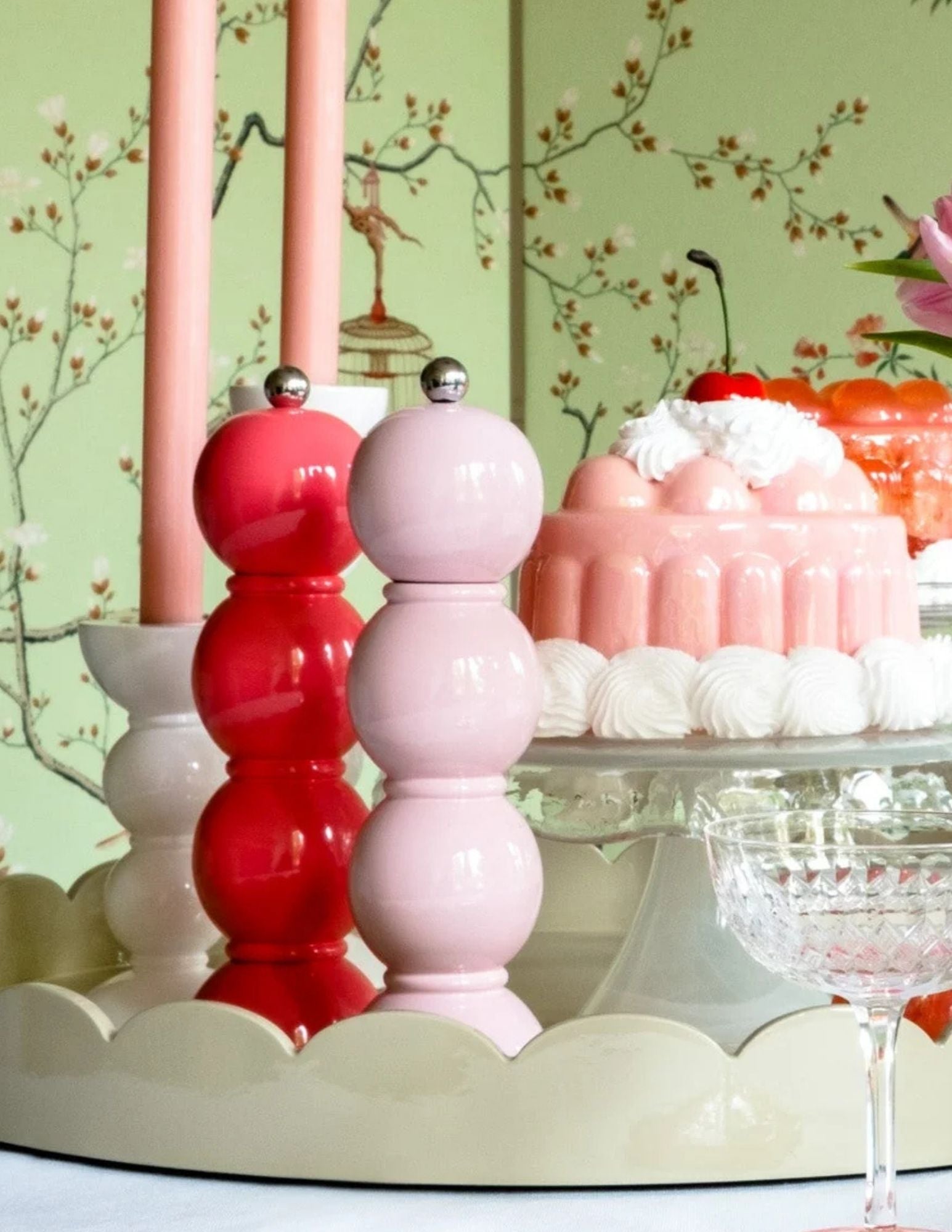 Addison Ross Salt & Pepper Grinder Watermelon Pink