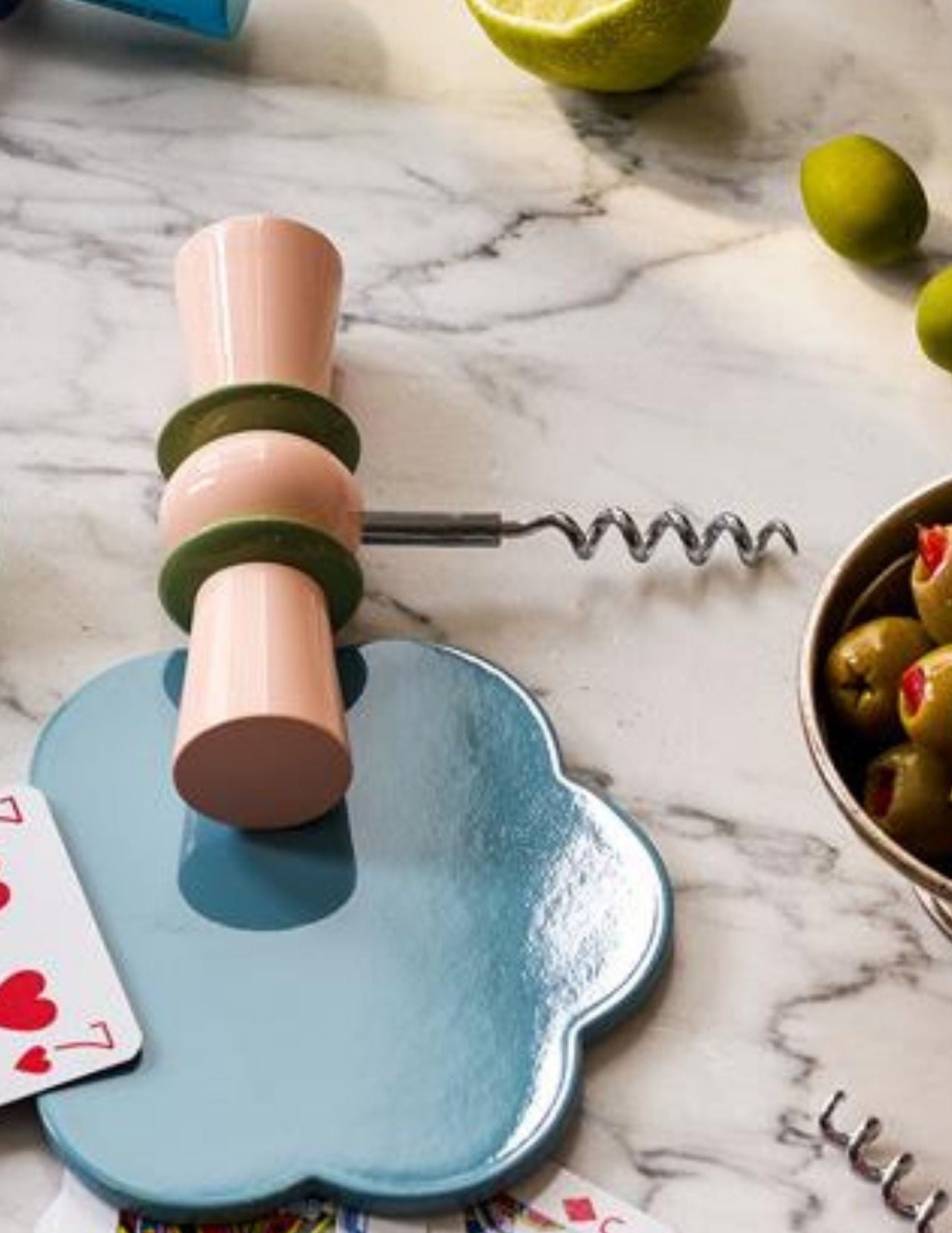 Addison Ross Bow Tie Corkscrew Pink Green
