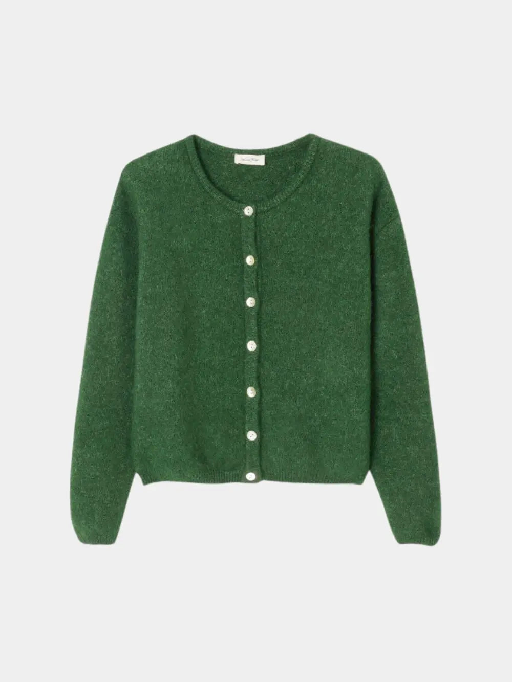 American Vintage Vitow Cardigan Melange Basil American Vintage