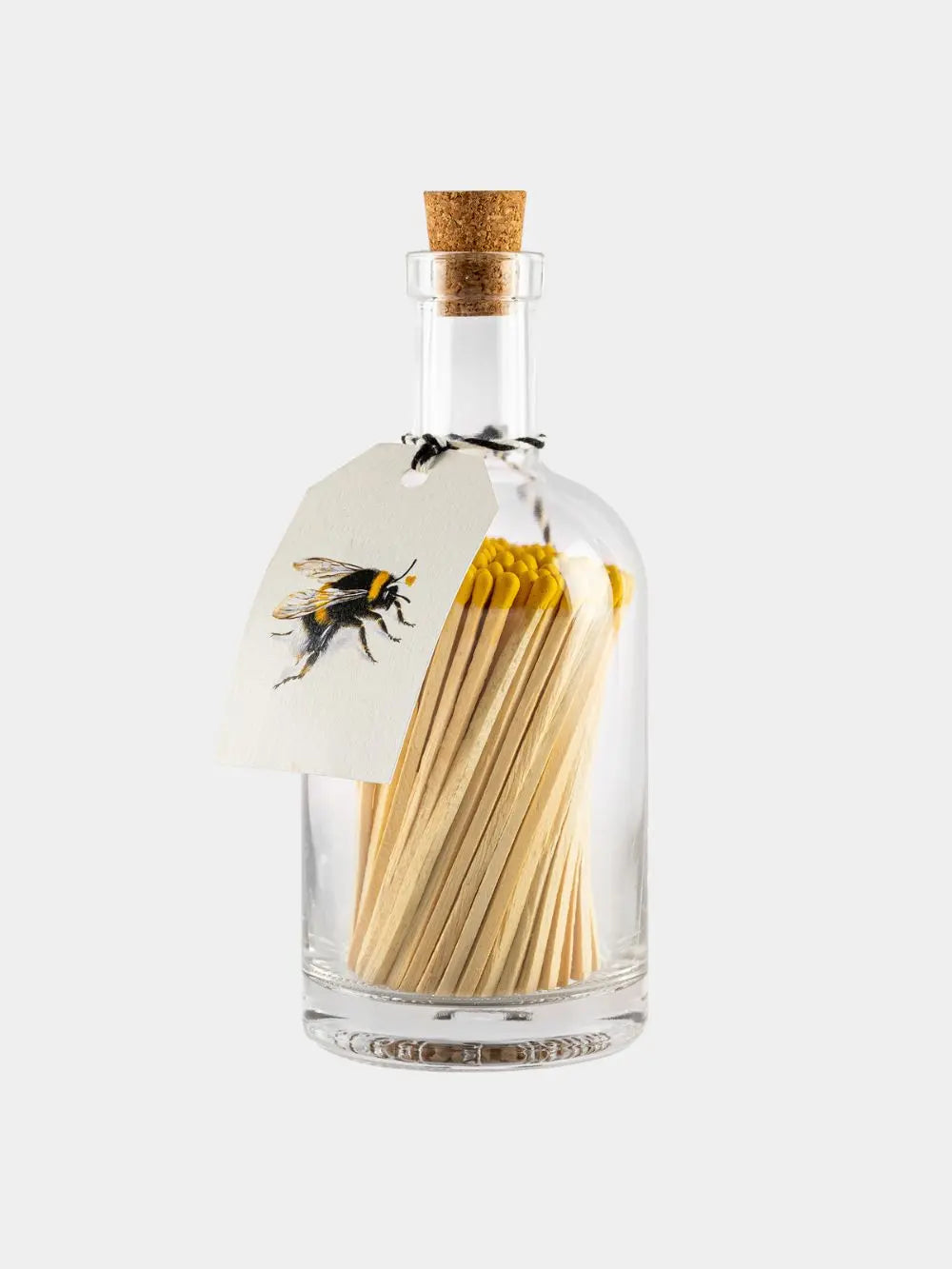 Archivist Match Bottle with Printed Bee Tag Archivist