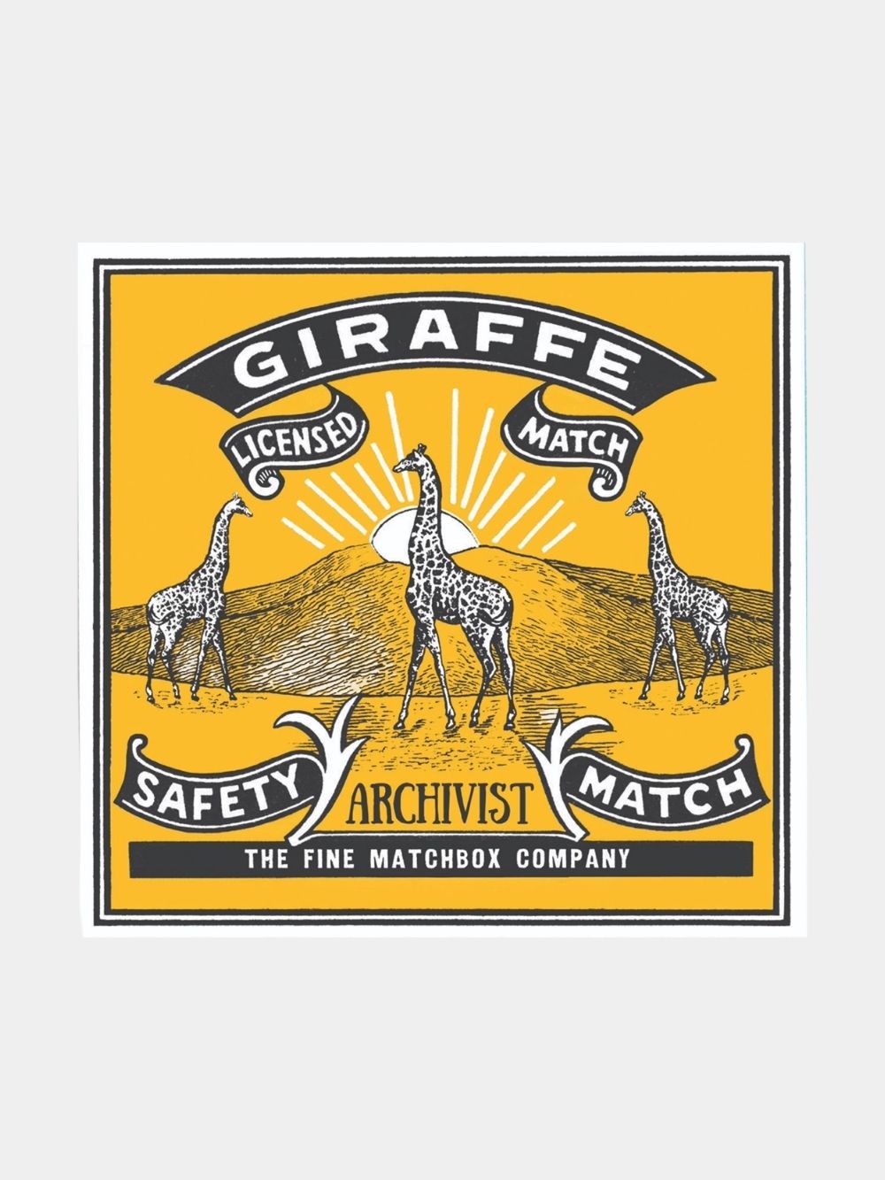 Archivist Giraffe Matches