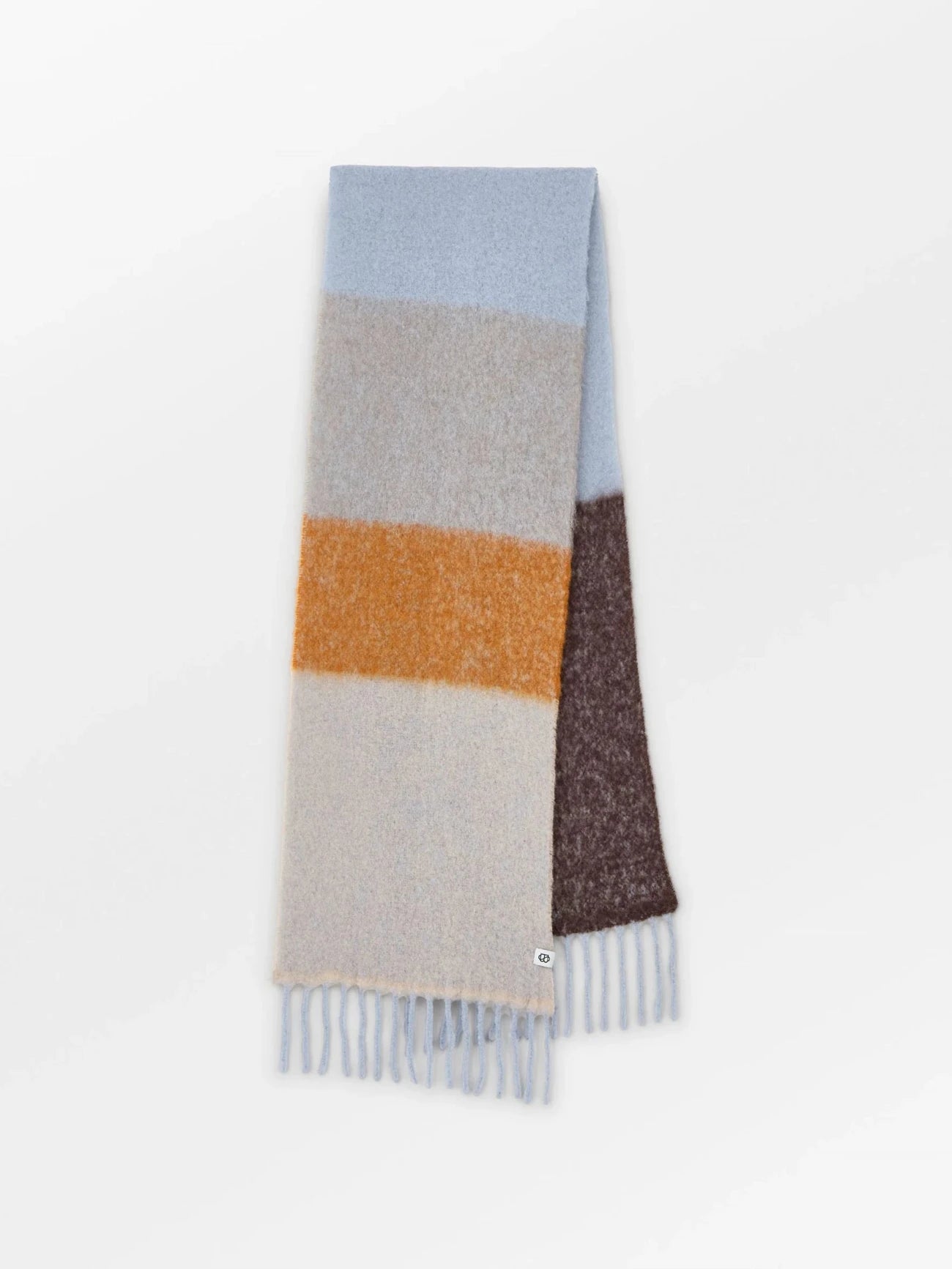 Beck Söndergaard Striped Anilopa Scarf Tomato Orange