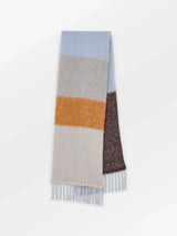 Beck Söndergaard Striped Anilopa Scarf Tomato Orange