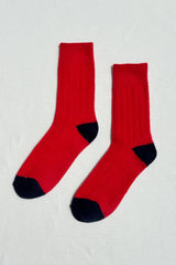 Le Bon Shoppe Classic Cashmere Socks Poppy Red