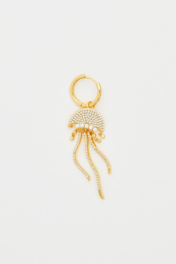 Crystal Haze Octopus Earrings Crystal Haze