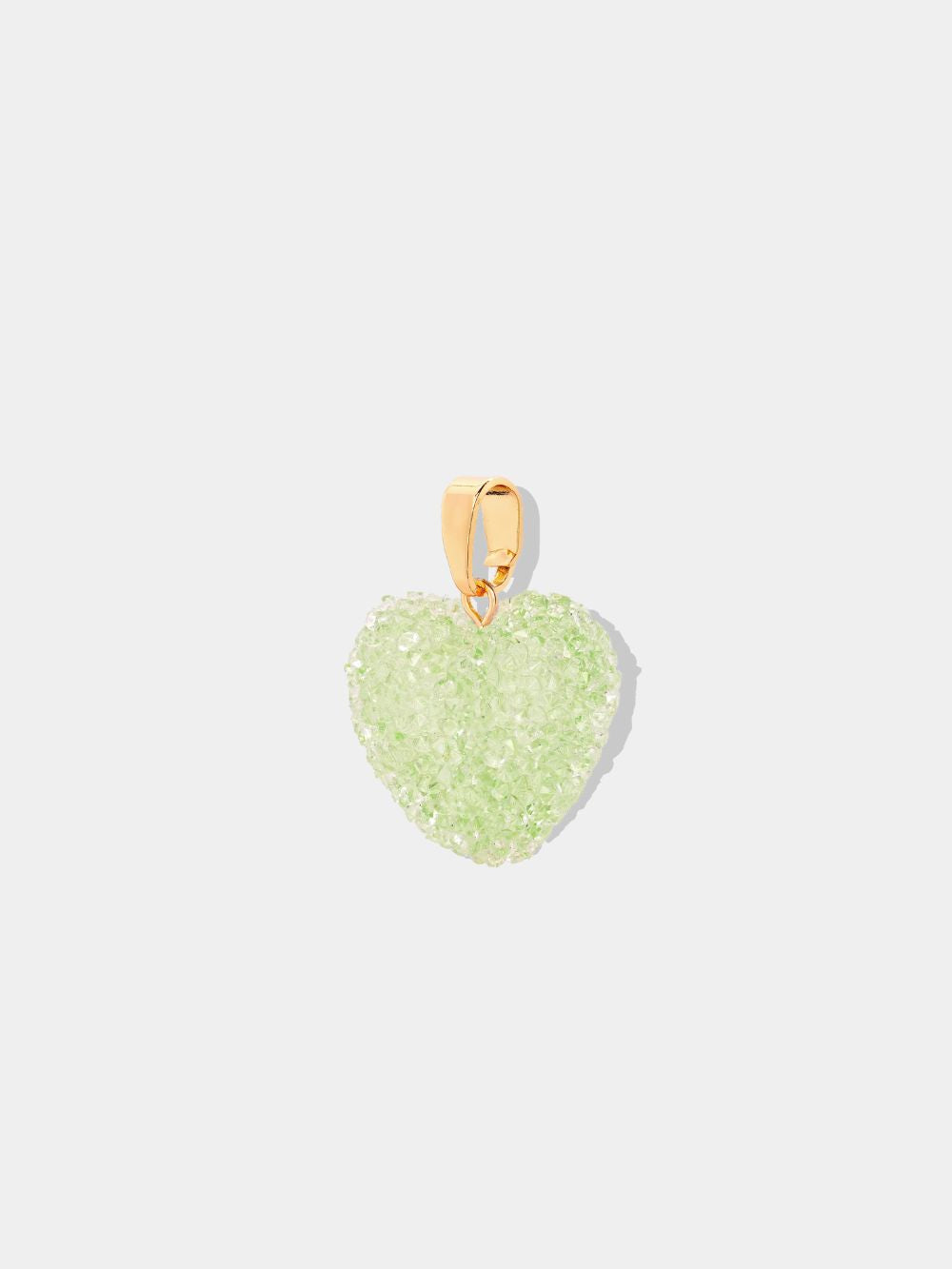 Crystal Haze Jelly Heart Classic Connector Pistachio Crystal Haze