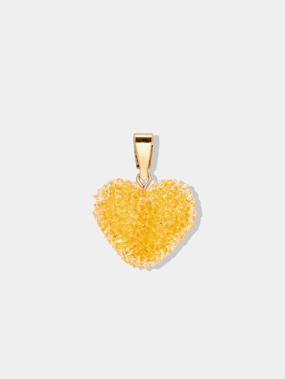 Crystal Haze Jelly Heart Classic Connector Sunshine Orange Crystal Haze