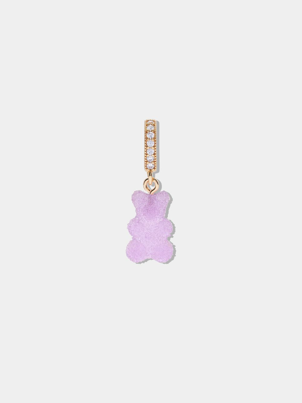 Crystal Haze Fizzy Nostalgia Bear Pave Connector Grape Crystal Haze