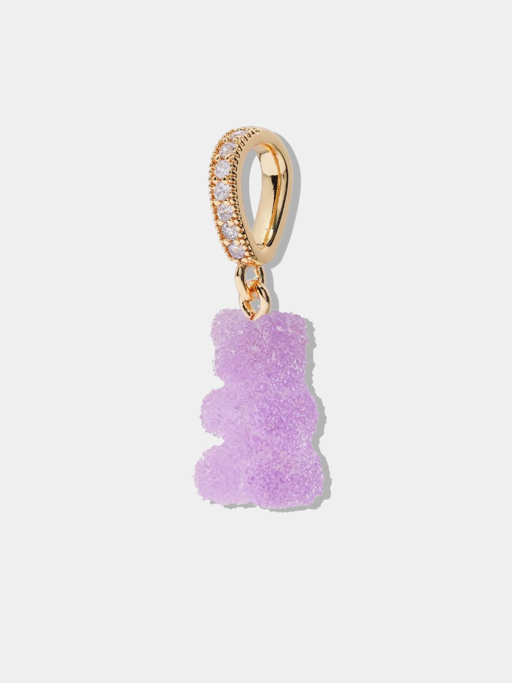 Crystal Haze Fizzy Nostalgia Bear Pave Connector Grape Crystal Haze