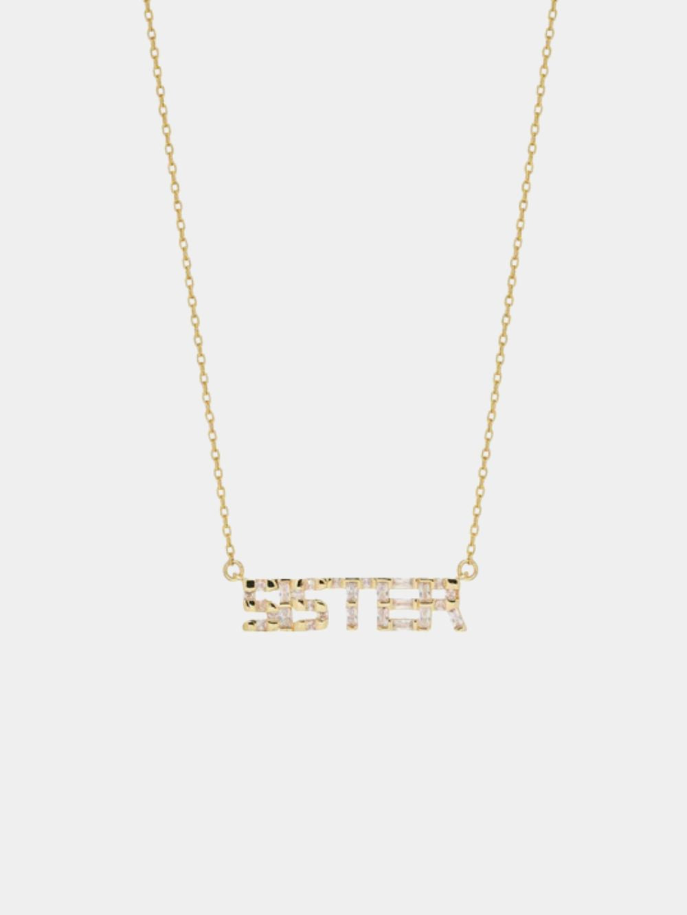 Crystal Haze SISTER Baguette Necklace - Twenty Petworth