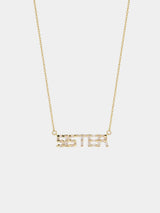 Crystal Haze SISTER Baguette Necklace - Twenty Petworth