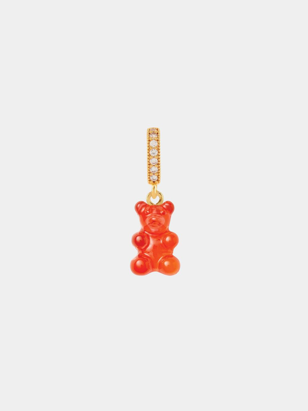 Crystal Haze Nostalgia Bear Pave Connector Jelly Red - Twenty Petworth