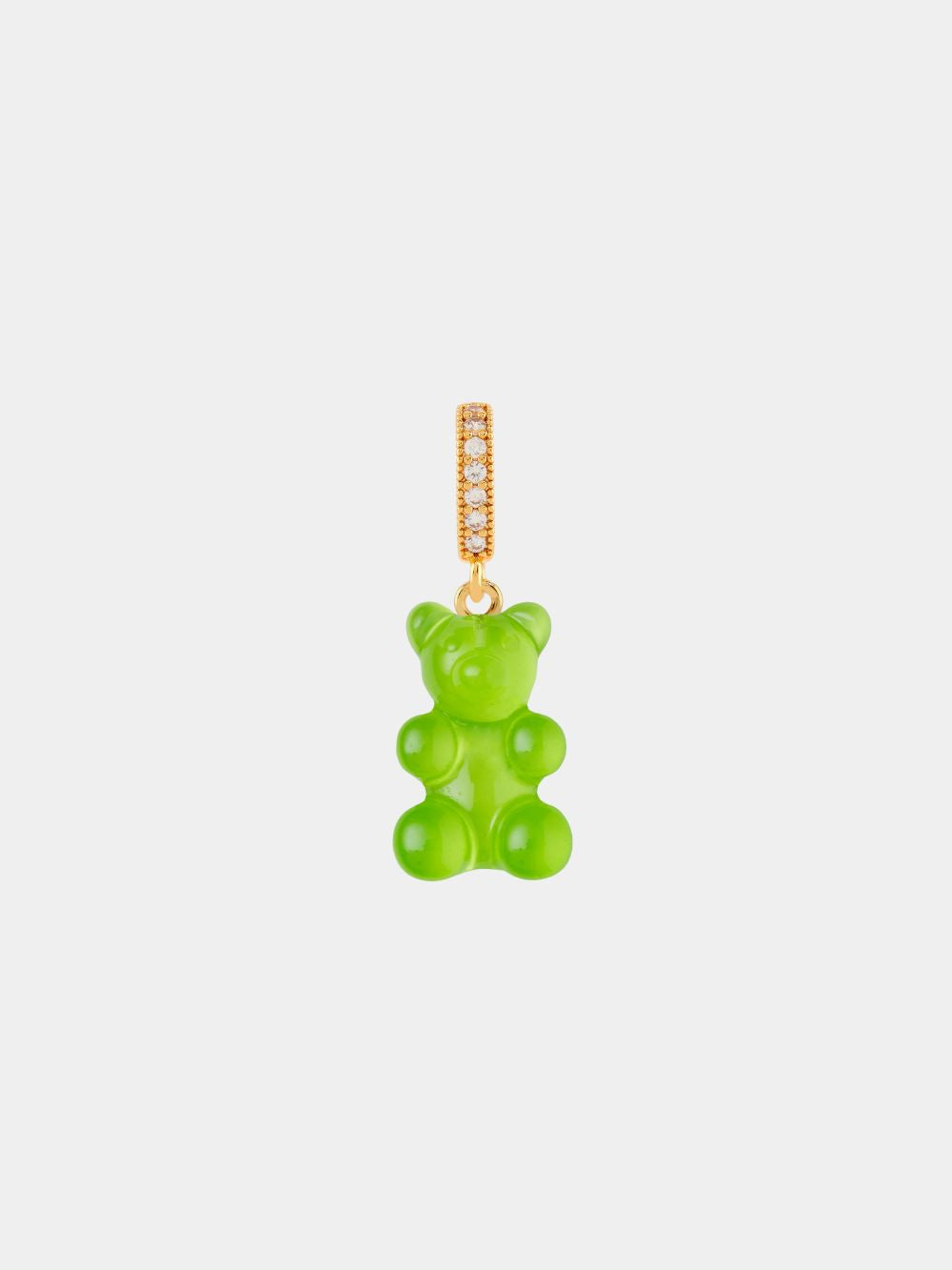 Crystal Haze Nostalgia Bear Pave Connector Lime - Twenty Petworth