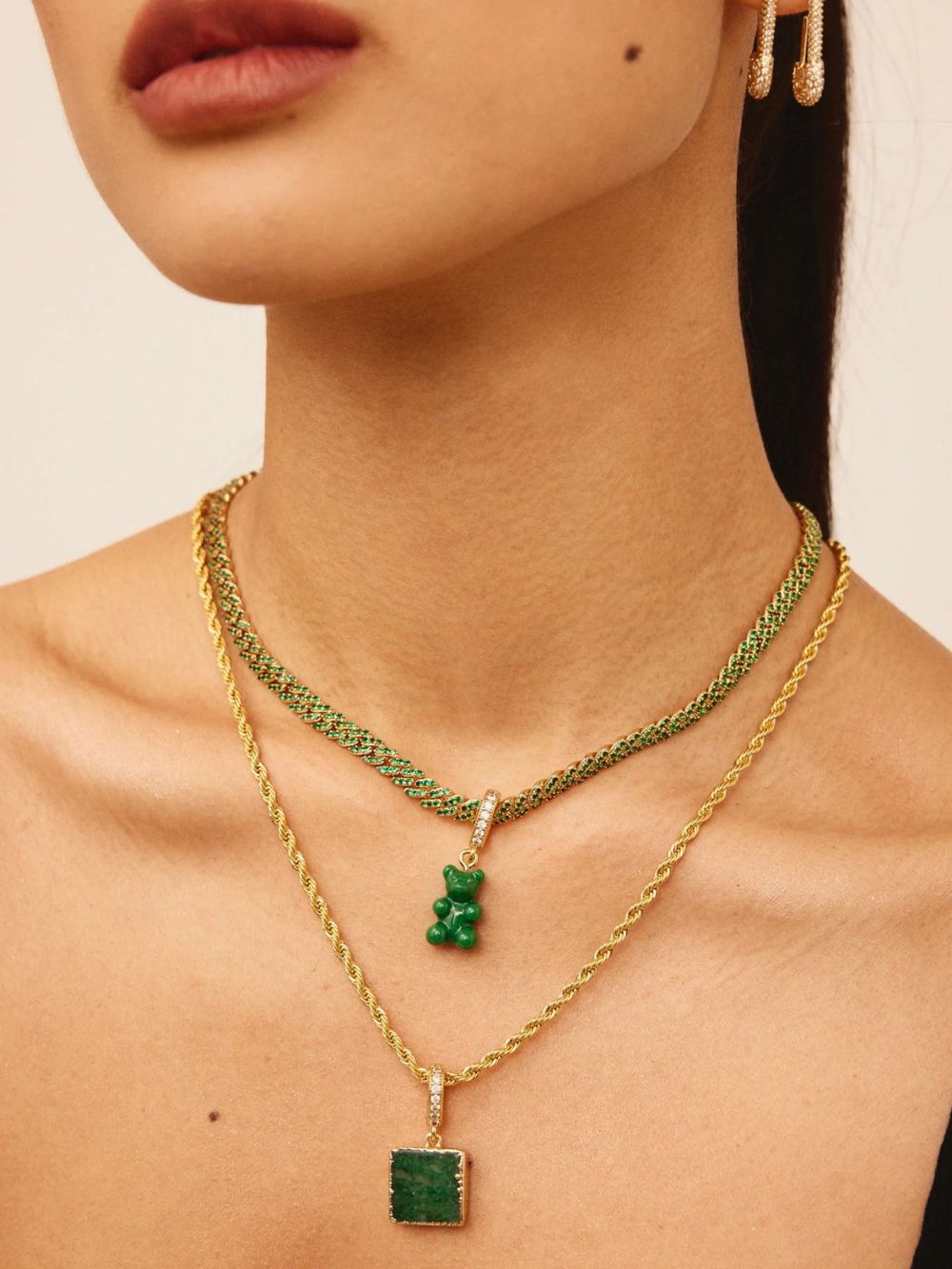 Crystal Haze Nostalgia Bear Pave Connector Vegan - Twenty Petworth