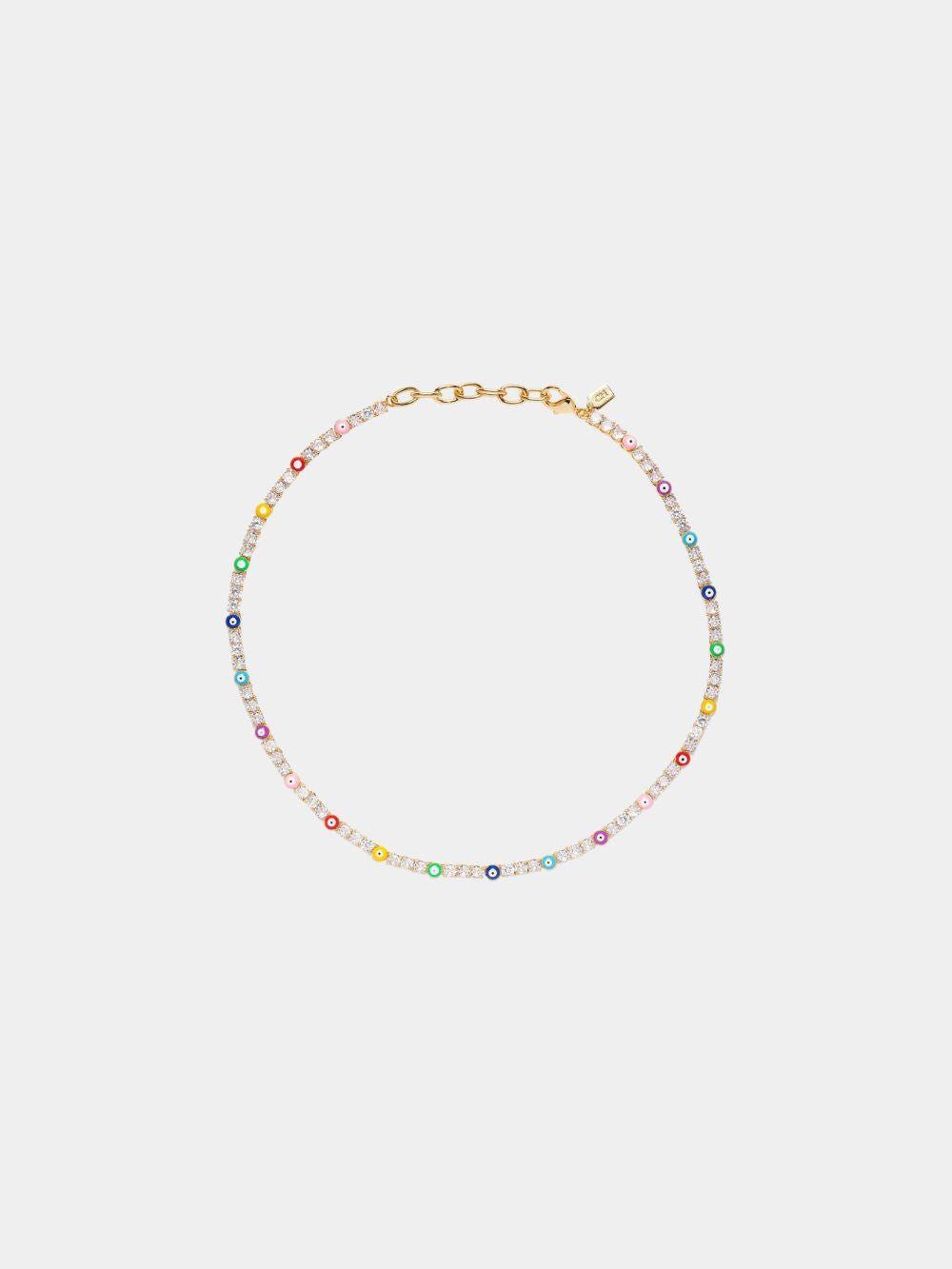 Crystal Haze Serena necklace x Evil Eye Rainbow - Twenty Petworth