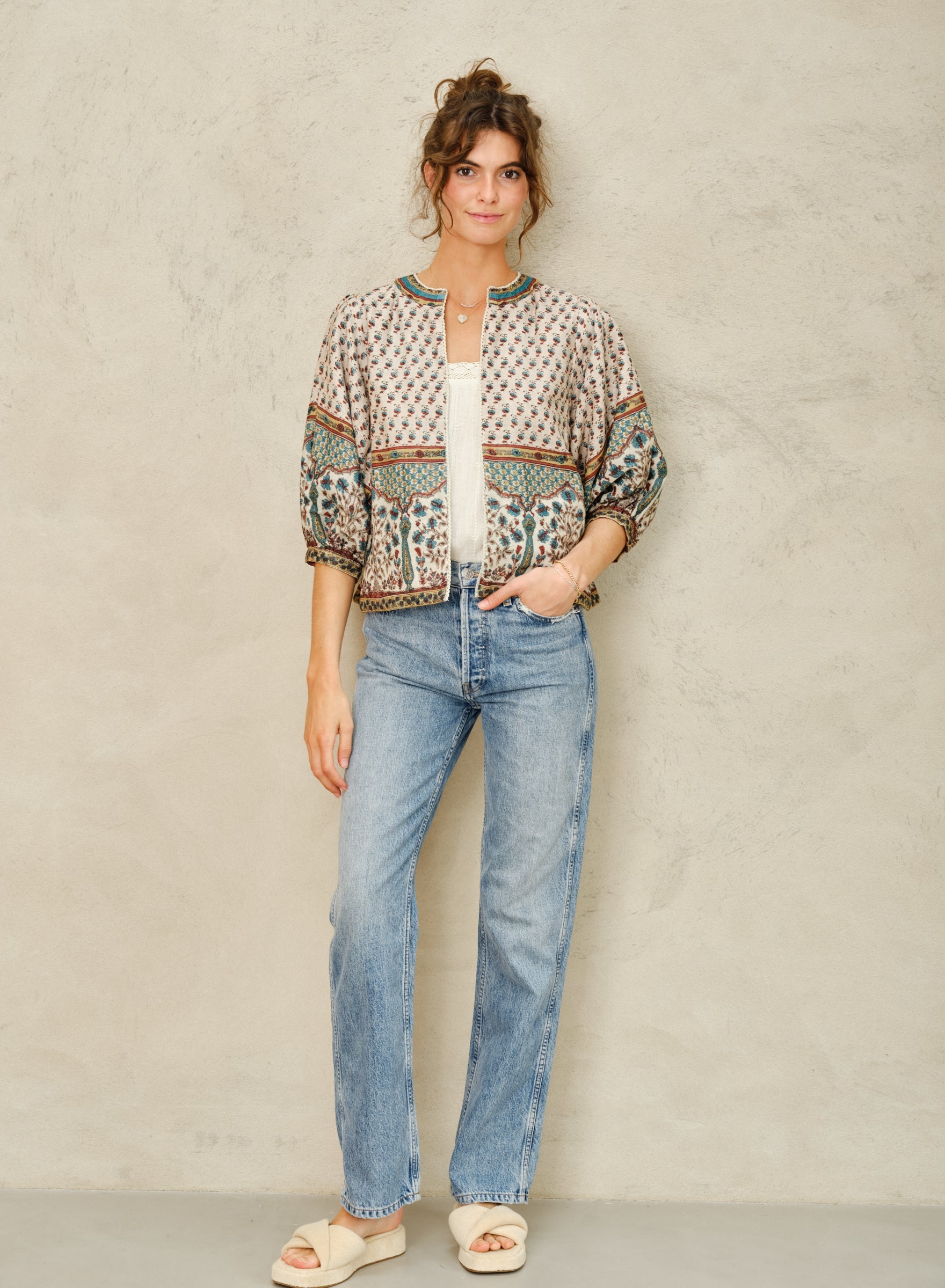 Mabe Devi Print Jacket M.A.B.E