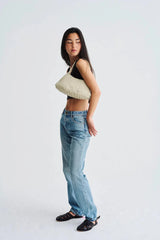 Dragon Diffusion Rosanna Woven Bag Pearl Dragon Diffusion