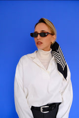 Le Scarf No.2 Black & Cream Le Scarf
