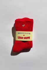 Le Bon Shoppe Cloud Socks Scarlet Heart