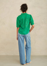 Mabe Frani Embroidered Top Green