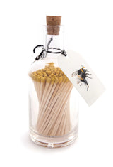 Archivist Match Bottle with Printed Bee Tag Archivist