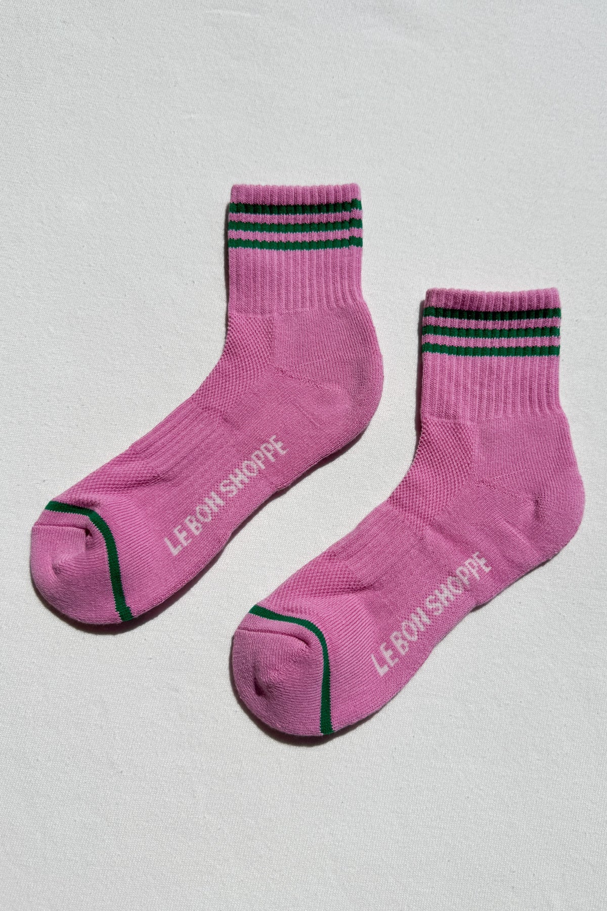 Le Bon Shoppe Girlfriend Socks Rose Green