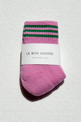Le Bon Shoppe Girlfriend Socks Rose Green