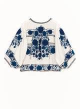 Mabe Greta Embroidered Jacket Blue