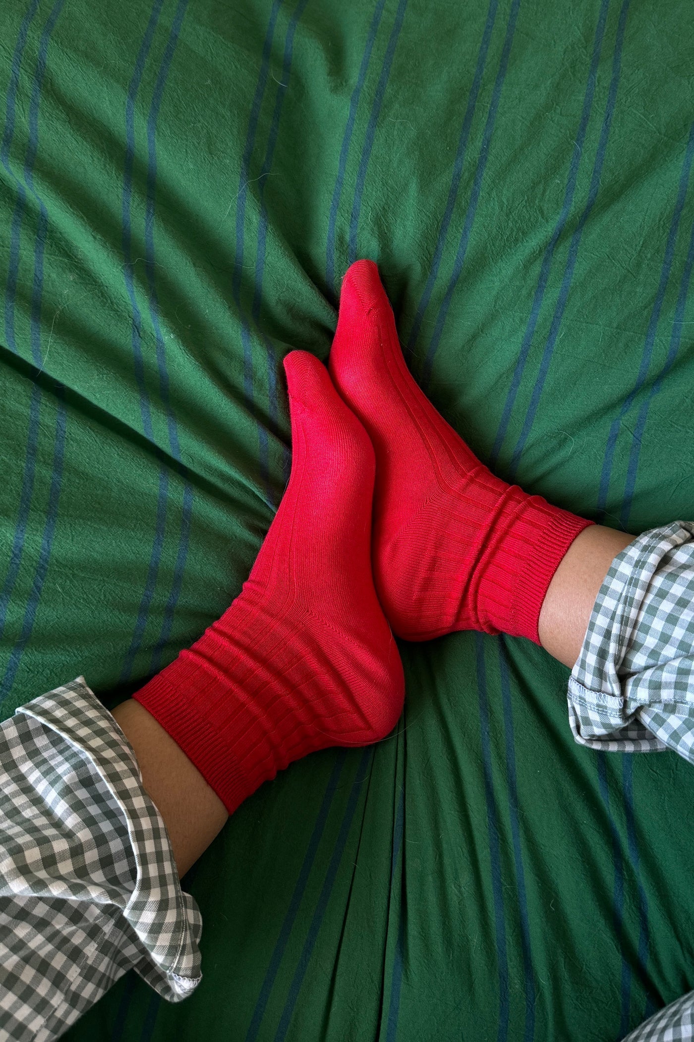 Le Bon Shoppe Her Socks in Classic Red Le Bon Shoppe