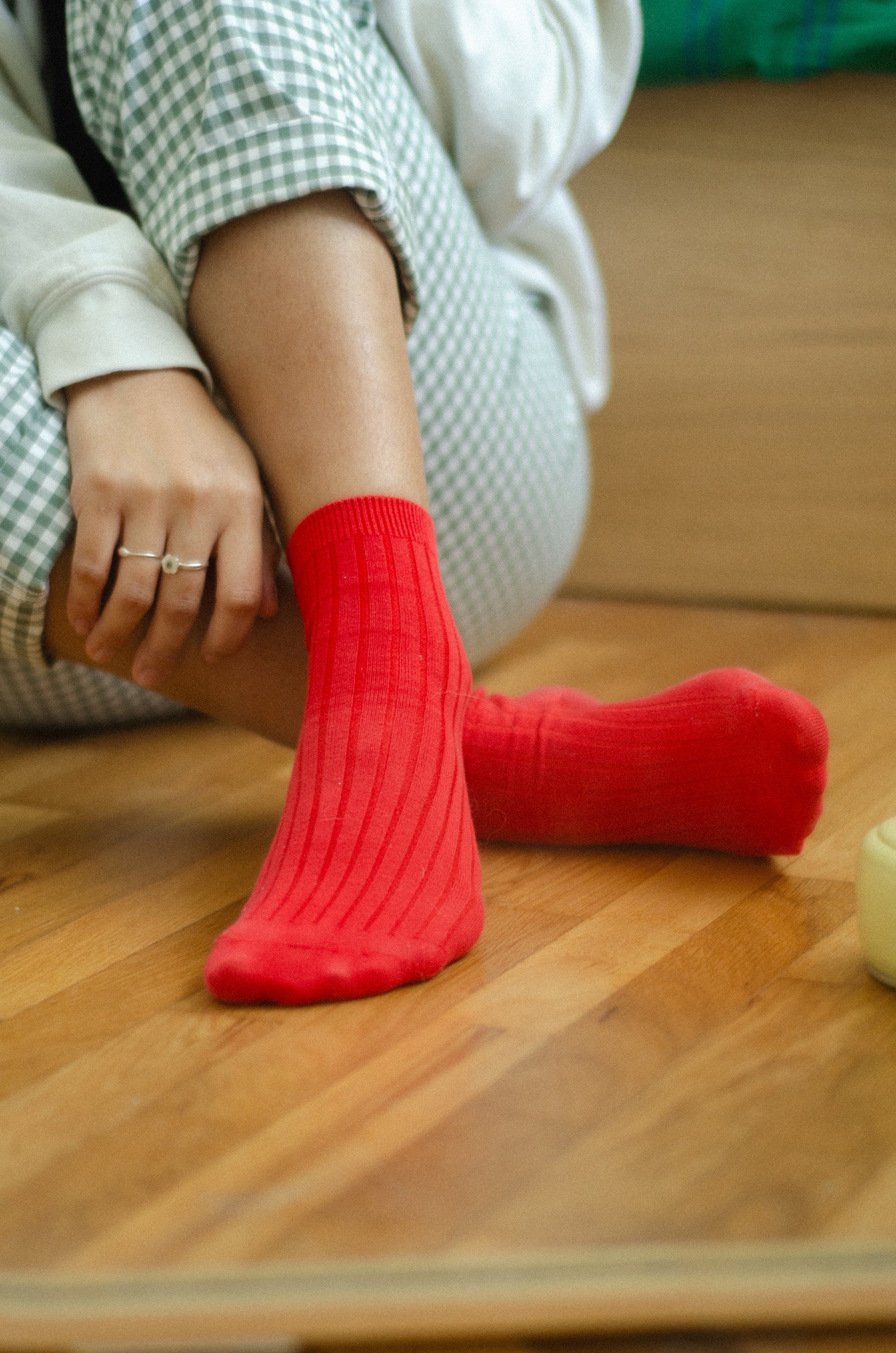 Le Bon Shoppe Her Socks in Classic Red Le Bon Shoppe