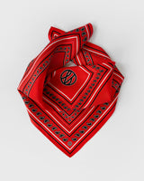 Le Scarf Paisley Scarf Red Le Scarf