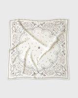 Le Scarf Paisley Scarf White Chocolate