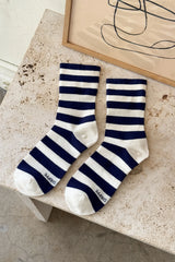 Le Bon Shoppe Wally Socks Navy Stripe
