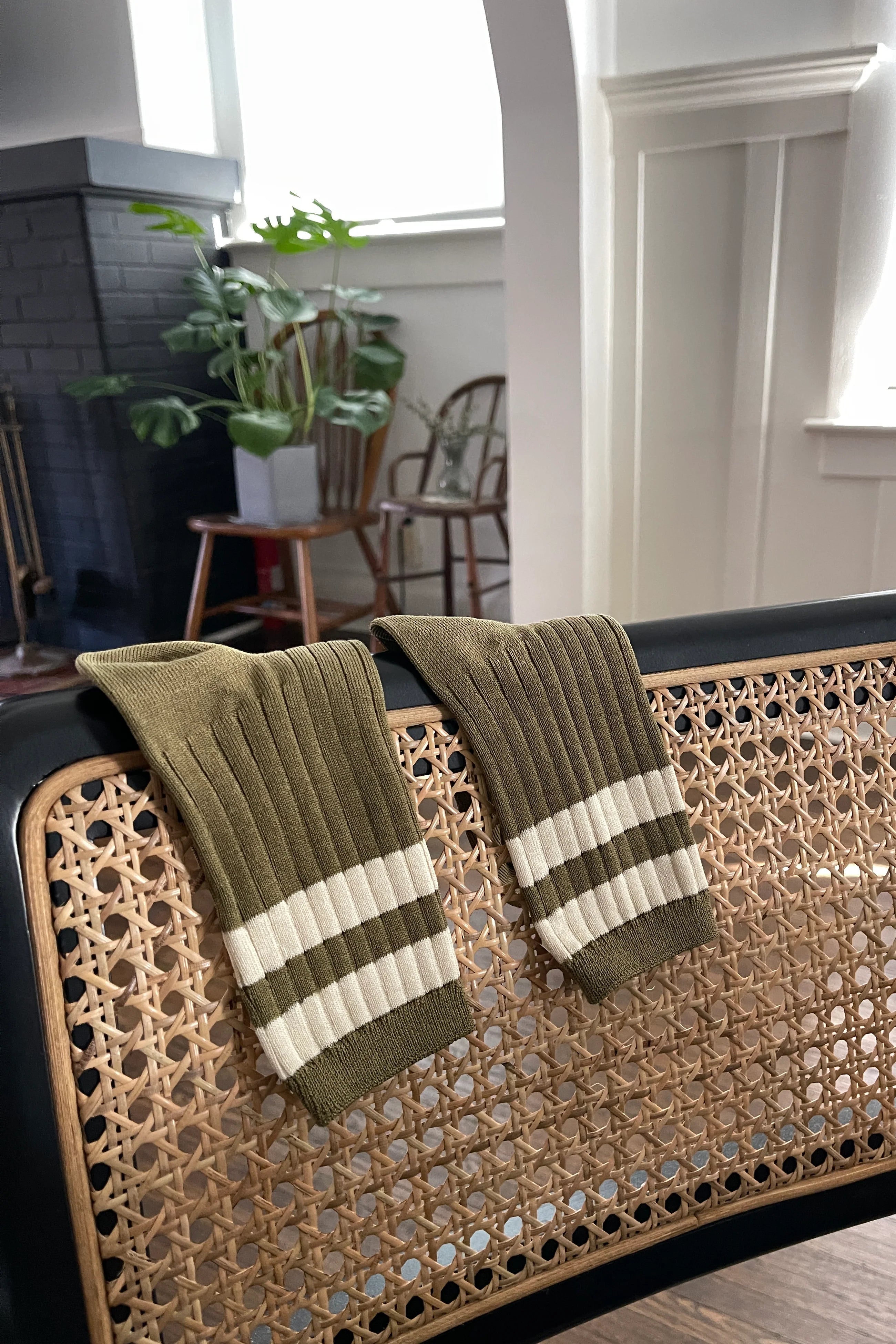 Le Bon Shoppe Her Varsity Socks Fern Le Bon Shoppe