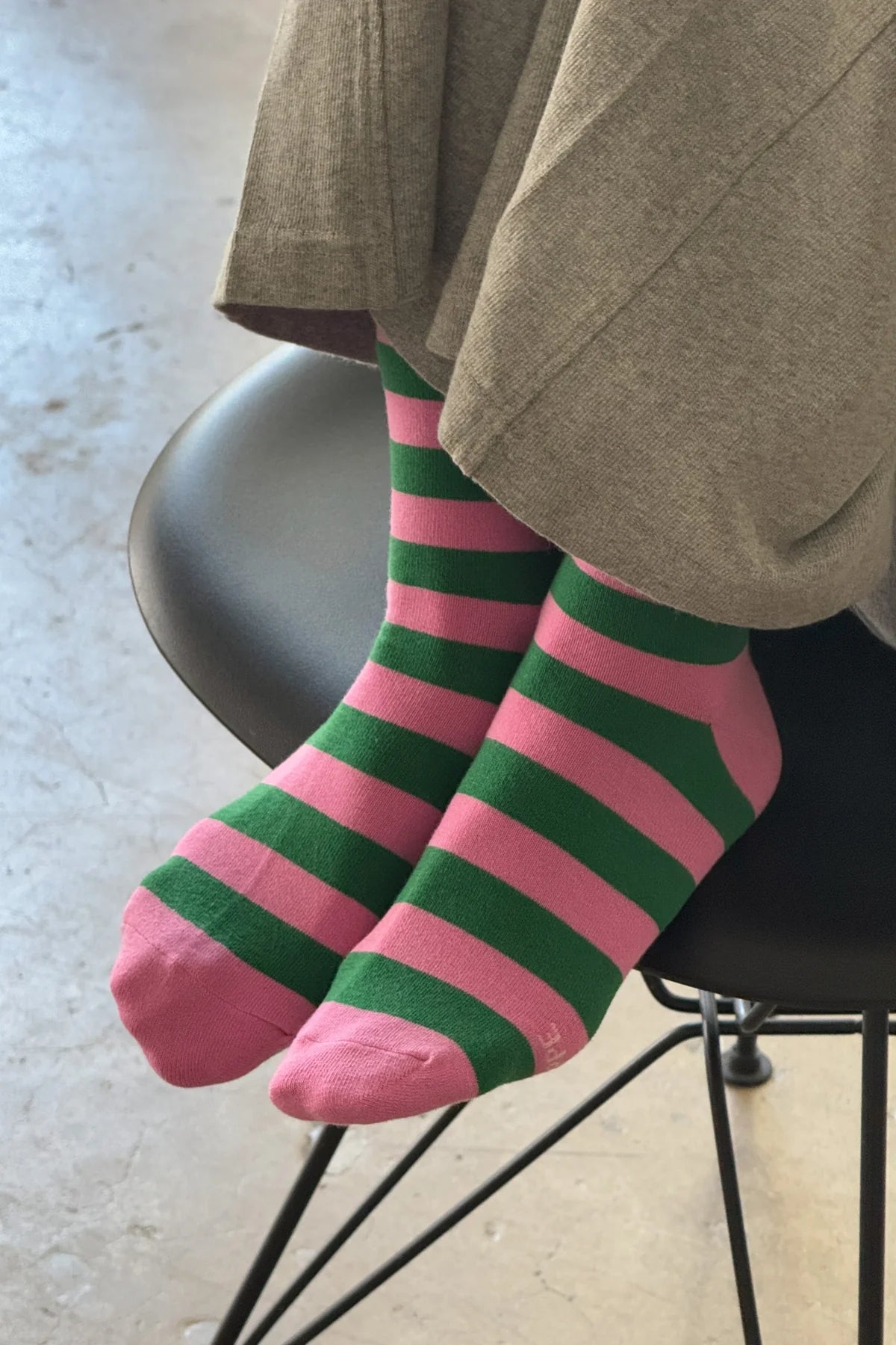 Le Bon Shoppe Wally Socks Pink Green