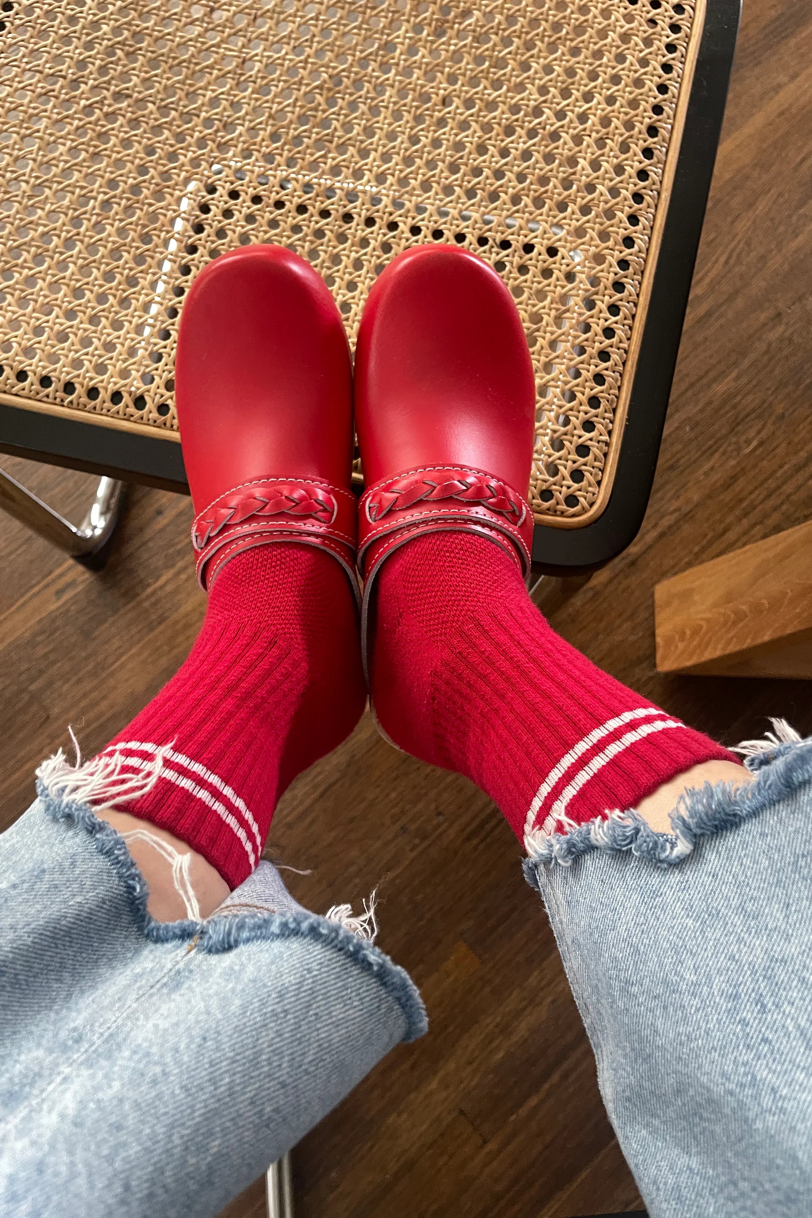 Le Bon Shoppe Boyfriend Socks Red Le Bon Shoppe