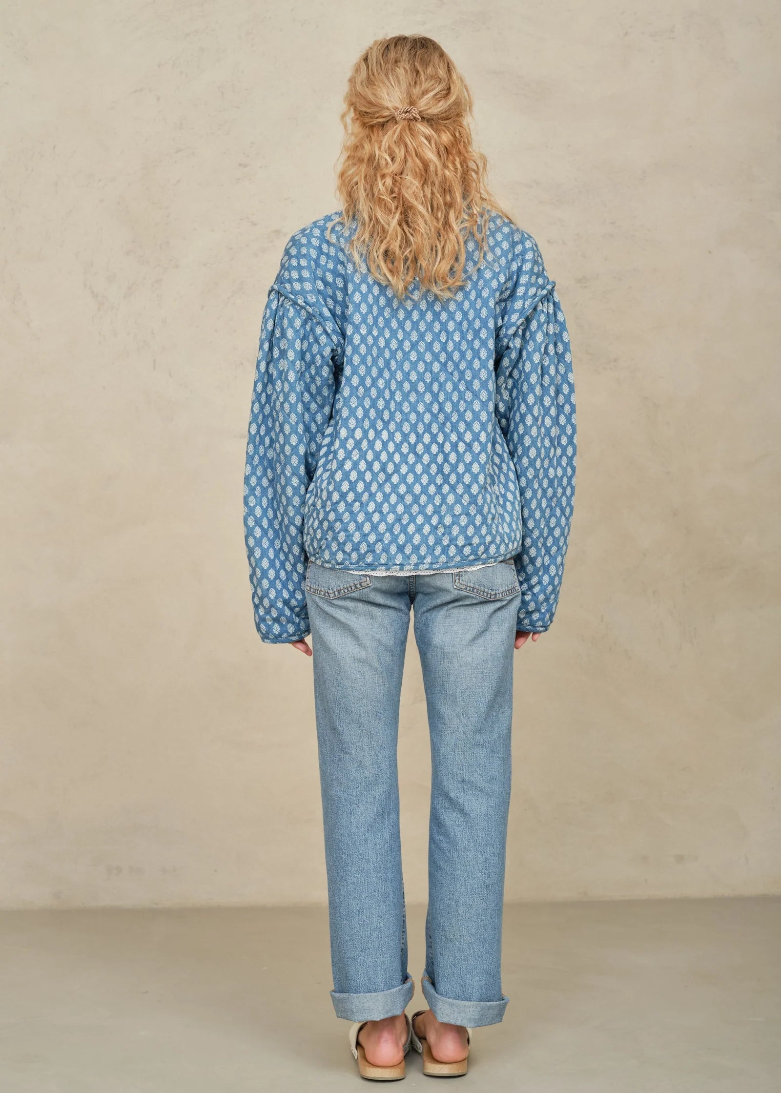 Mabe Jena Quilted Jacket Blue