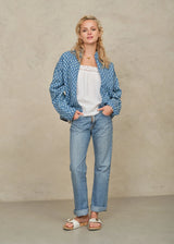 Mabe Jena Quilted Jacket Blue