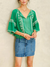 Mabe Lena Top Green M.A.B.E