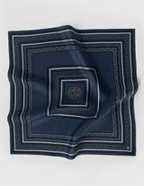 Le Scarf Paisley Scarf Navy Le Scarf