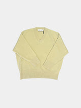 Rohe V-Neck Jumper Light Sage - Twenty Petworth